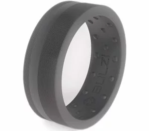 BULZi Wedding Bands Men/’s and Women/’s Rings Massaging Comfort Fit Premium Silicone Ring with Airflow Breathable Flexible Work Safety Comfort